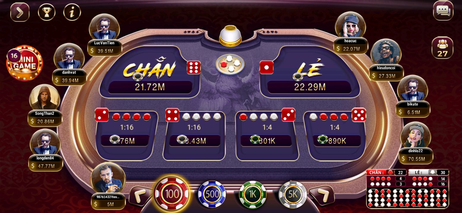 Ảnh chụp màn hình ứng dụng tai99win với giao diện cá cược